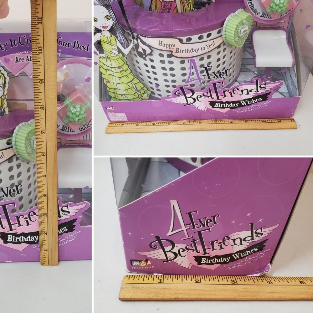 MGA 4-Ever Best Friends Birthday Wishes Playset NEW - Picture 6 of 8